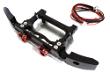 Realistic Front Alloy Bumper w/ LED & Silver Skid for Traxxas TRX-4 G500 & AMG63