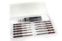 12 Sizes Mini Tool Set w/ Carrying Case (Allen Hex, Phillips, Flat & Torque)