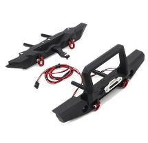 Realistic Front & Rear Alloy Bumper w/ LED for Traxxas TRX-4 Off-Road Crawler