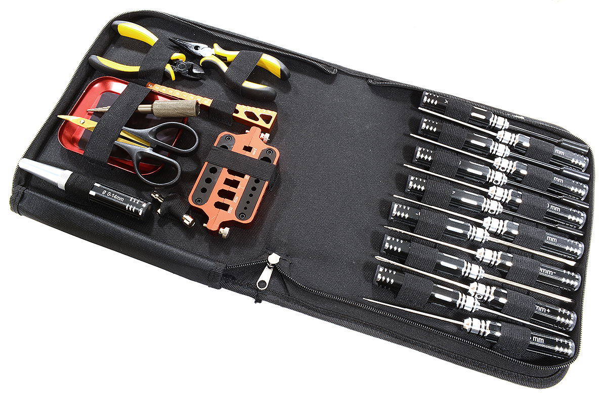 Complete 23pcs RC Tool Set w Carrying Bag