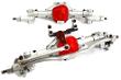 Billet Machined F & R Axle Assembly for 1/10 SCX10 Crawler w/ 4-Link Suspension