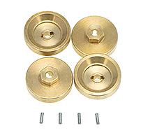 Alloy Machined Brass 7g Each Wheel Spacers 4mm Thick for Axial 1/24 SCX24