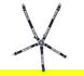 Realistic Model 1/10 Scale 5 Point Racing Seatbelt for Off-Road Crawler