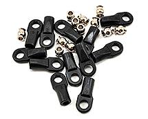 Plastic Rod Ends 12pcs w/ Hollow Balls, Large (5347) for Traxxas 1/10