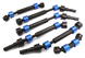 V2 6-Piece Metal Drive Shafts Set for Traxxas 1/10 E-Revo 2.0