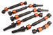 V2 6-Piece Metal Driveshafts Set for Traxxas 1/10 E-Revo 2.0