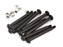 Steel 34mm & 40mm Suspension Pins (8) for Traxxas 1/10 Maxx(Drill 4mm Arm Holes)