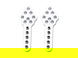Billet Machined Add-On Shock Mounting Plates for Axial 1/10 SCX-10 Type Crawlers