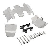 Steel Skid Plate 3pcs Set for Axial 1/24 SCX24 Rock Crawler