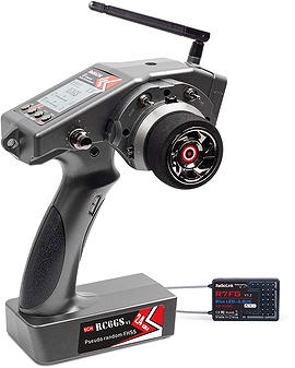 Radiolink RC6GS 2.4G 6CH Car Controller Transmitter+R7FG Gyro Receiver