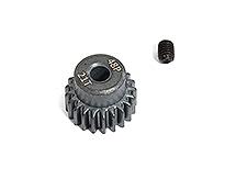Machined HD Steel 48 Pitch Pinion 21T for Brushless w/ 0.125 Shaft
