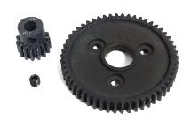 Steel 0.8M 32 Pitch 54T Spur+15T Pinion Set w/5mm for Most Traxxas 1/10 4X4