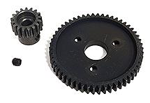 Steel 0.8M 32 Pitch 54T Spur+17T Pinion Set w/5mm for Most Traxxas 1/10 4X4
