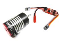 1625 Brushless 4800 kV Sensorless Motor w/ 15A ESC for Mini 1/28 Size