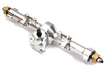 Billet Machined Alloy Complete Rear Axle for Axial 1/24 SCX24 Rock Crawler