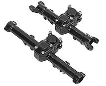 Billet Machined Alloy Front & Rear Axle Housings for Axial 1/24 SCX24 Crawler