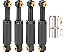 Billet Machined Alloy Shocks (4) for Axial 1/24 SCX24 Rock Crawler