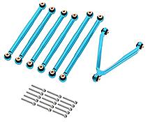 Billet Machined Alloy Linkage Set for Axial 1/24 SCX24 C10 B-17 Rock Crawler