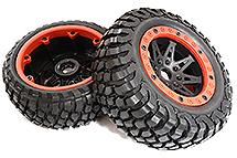 3.2/4.0 Tires, Wheels TK13 w/Inserts 17mm Hex for 1/8 & 1/7 Size 2pcs OD=138mm