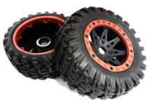 3.2/4.0 Tires, Wheels TK14 w/Inserts 17mm Hex for 1/8 & 1/7 Size 2pcs OD=138mm