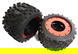 Tires, Wheels & Inserts TK17 w/ 17mm Hex for Monster Truck Size 2pcs OD=155mm
