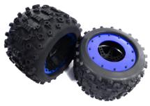 Tires, Wheels & Inserts TK18 w/ 17mm Hex for Monster Truck Size 2pcs OD=155mm