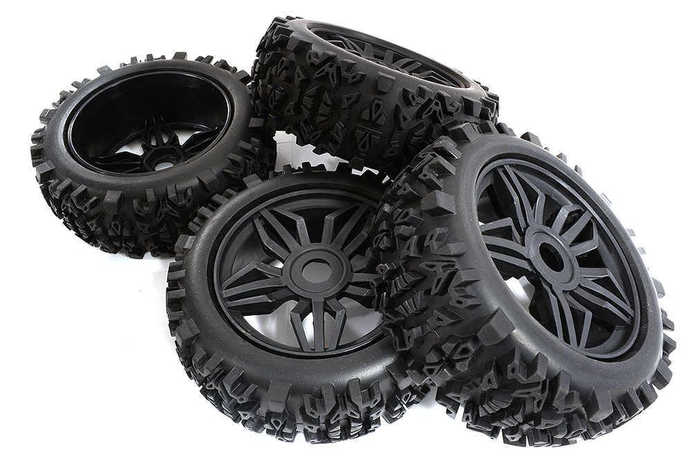 Integy RC Model Hop-ups C26750BLUE Wheel & Tire Storage Rack 19x8x17.5 Inch for 1/8 & 1/5 Scale 
