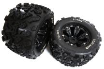 Tires, Wheels & Inserts TK23 w/ 17mm Hex for Monster Truck Size 2pcs OD=160mm