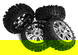 Tires, Wheels & Inserts TK25 Style w/ 17mm Hex for 1/8 Buggy Size 4pcs OD=122mm