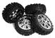 Tires, Wheels & Inserts TK25 Style w/ 17mm Hex for 1/8 Buggy Size 4pcs OD=122mm