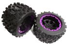Tires, Wheels & Inserts TK26 w/ 17mm Hex for Monster Truck Size 2pcs OD=155mm
