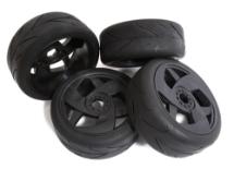 Tires, Wheels & Inserts TK28 Style w/ 17mm Hex for 1/8 Buggy Size 4pcs OD=102mm