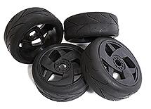 Tires, Wheels & Inserts TK28 Style w/ 17mm Hex for 1/8 Buggy Size 4pcs OD=102mm
