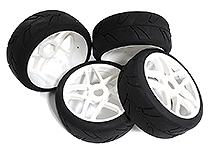 Tires, Wheels & Inserts TK32 Style w/ 17mm Hex for 1/8 Buggy Size 4pcs OD=103mm