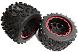 Tires, Wheels & Inserts TK40 w/17mm Hex for 1/8 Monster Truck Size 2pcs OD=155mm