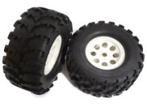 Tires, Wheels & Inserts TK44 w/17mm Hex for 1/8 Monster Truck Size 2pcs OD=175mm