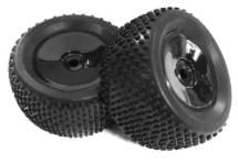 Tires, Wheels & Inserts TK48 w/ 17mm Hex for 1/8 Buggy X-Wide Size 4pcs OD=139mm
