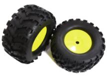 Tires, Wheels & Inserts TK48 w/17mm Hex for 1/8 Monster Truck Size 2pcs OD=170mm