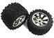 Tires, Wheels & Inserts TK50 w/17mm Hex for 1/8 Monster Truck Size 2pcs OD=155mm