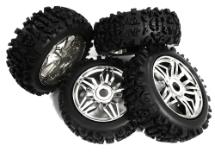 Tires, Wheels & Inserts TK56 Style w/ 17mm Hex for 1/8 Buggy Size 4pcs OD=120mm