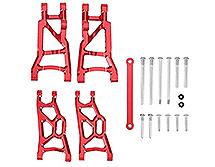 Alloy Front & Rear Lower Arms w/ Tie Bar Set for 1/10 Slash 2WD (2555 3631 2532)
