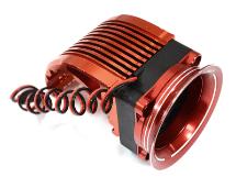 42mm Motor Heatsink + 40x40mm Fan w/ Intake Ram Funnel for Most 1/8 & 1/10 RC