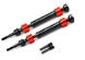 Machined Alloy Universal Driveshafts for Traxxas 1/10 Maxx 4S