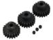 Billet Steel Pinion Gears 20T, 21T & 22T MOD1 Pitch 5mm Shaft for 1/8 Brushless