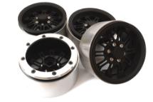 2.2 Size Machined Alloy Dual 10 Spoke Wheels (4) for 1/10 Scale Crawler