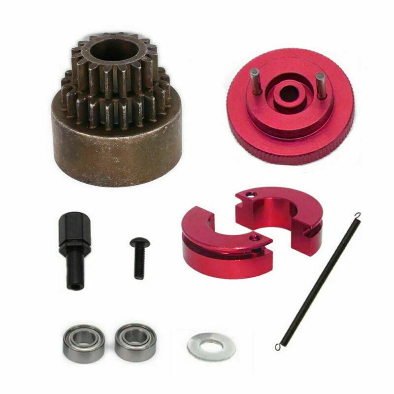 1/10 Nitro Flywheel, Clutch & 16/21T 2-Speed Clutch Bell Set for R/C or RC  - Team Integy