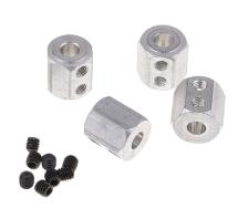 12mm Hex Adapters (4) 14mm Long for 1/10 Scale w/ 5mm Axle Shafts