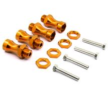 12-to-17mm Conversion Alloy Hex Wheel (4) Hub +25mm Offset for 1/10 Scale RC