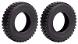 All Terrain Rubber 86mm Tire (2) for Tamiya 1/14 Tractor Truck W=20mm