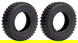All Terrain Rubber 86mm Tire (2) for Tamiya 1/14 Tractor Truck W=20mm